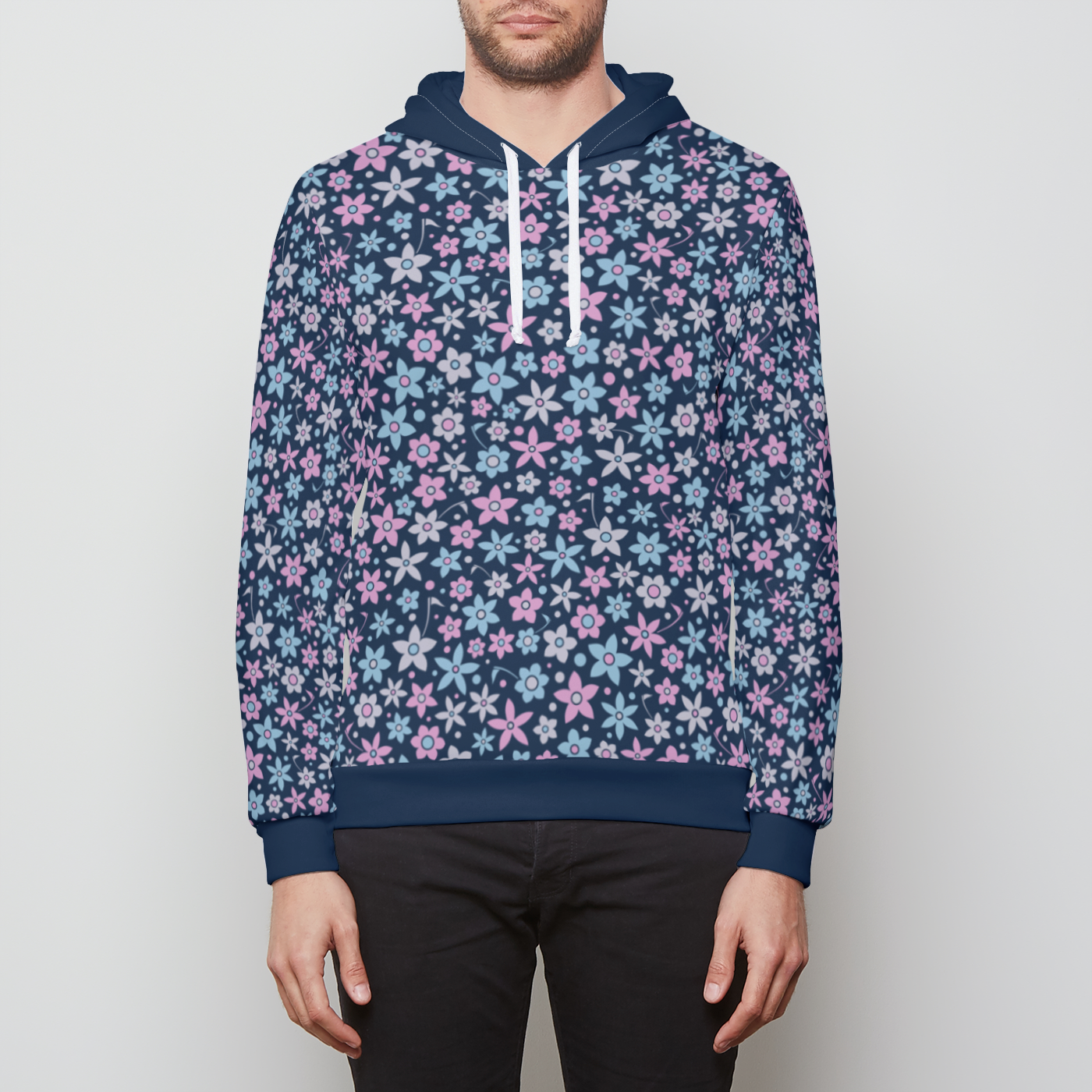 Flowers and Flags Hoodie