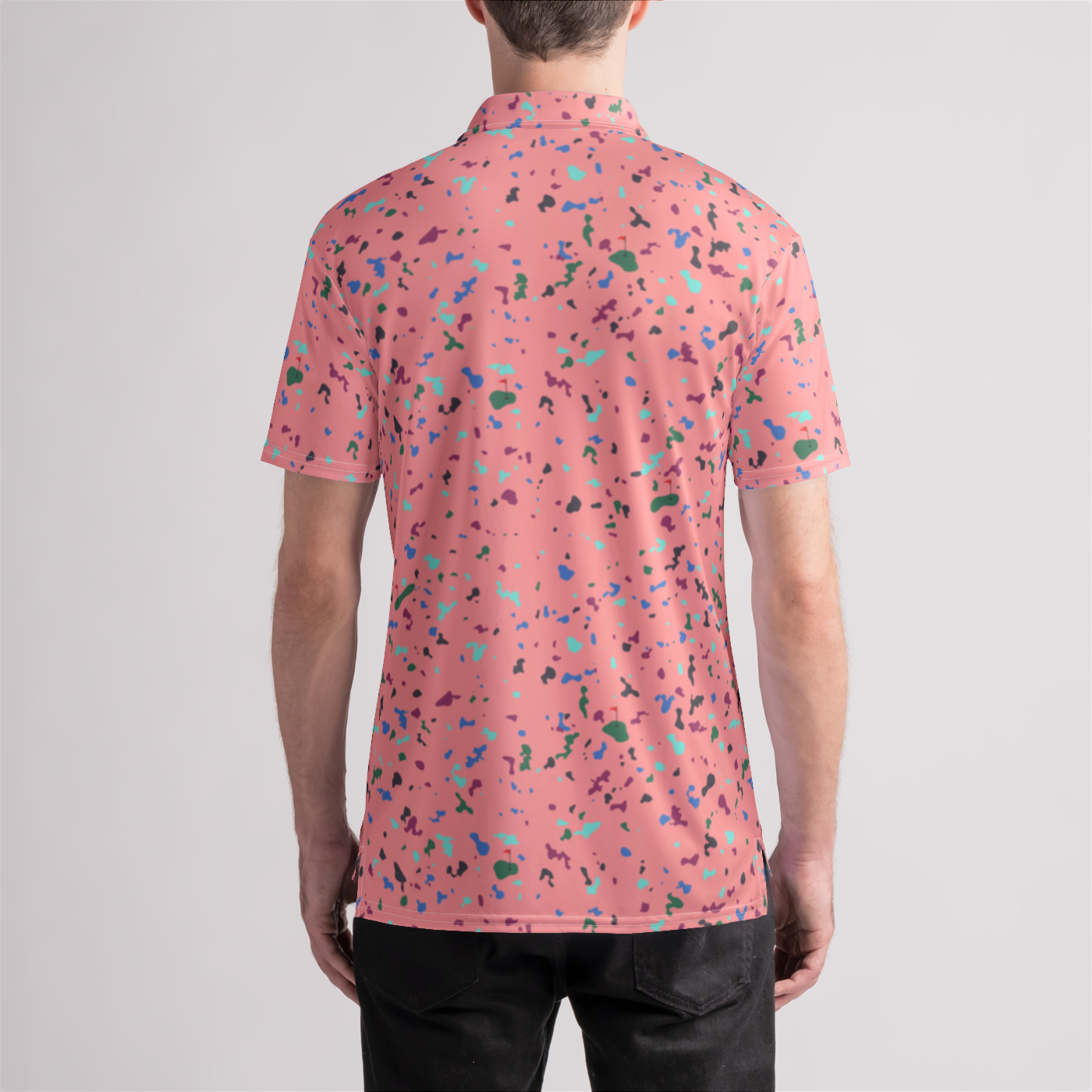 Dotted Mens Polo