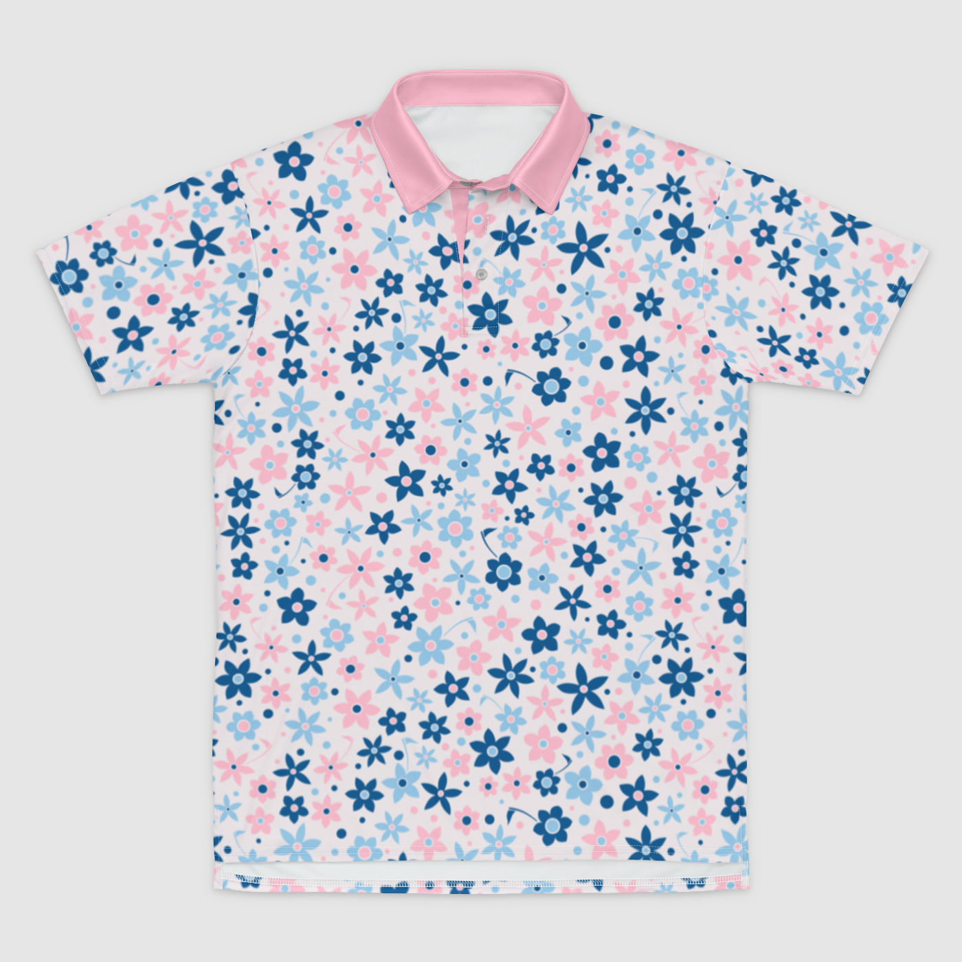 Petals and Pins Mens Polo